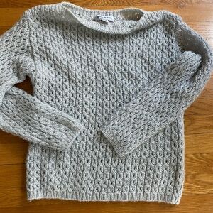 Tommy Bahama Gray Crew Neck Sweater with Textured Knit